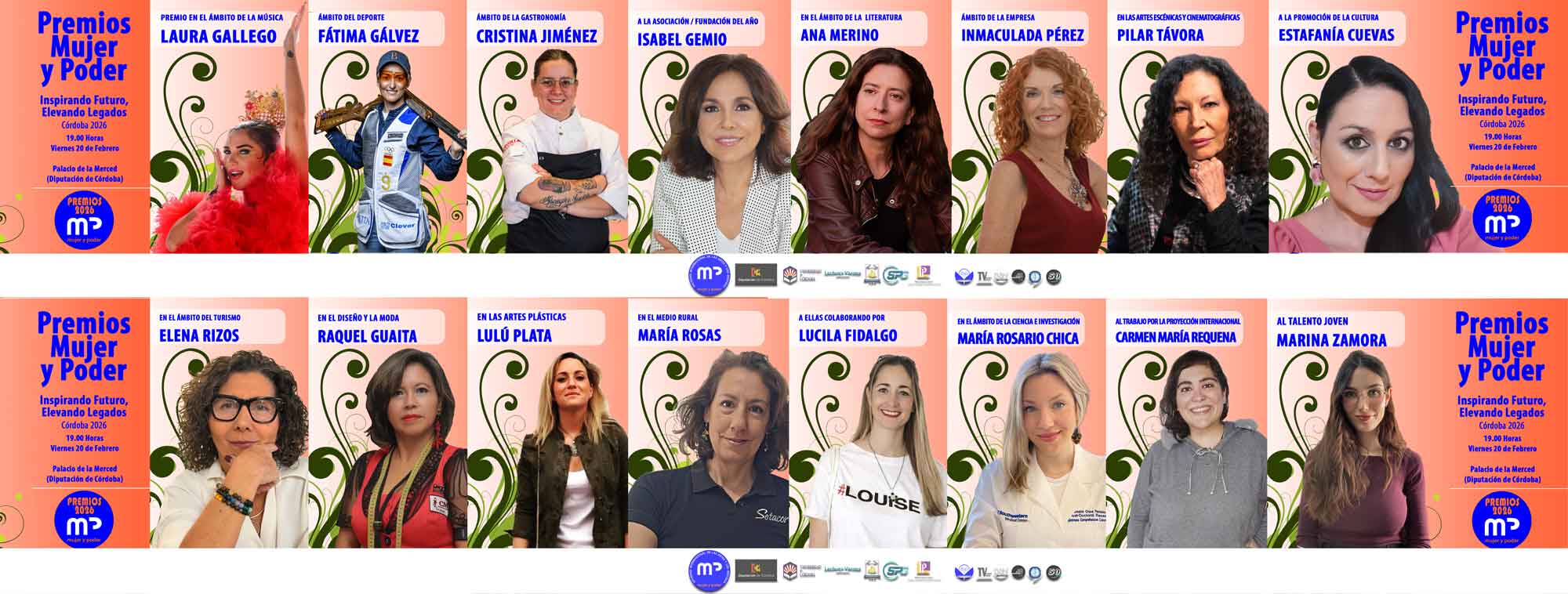 Frontis premiadas Premios Mujer y Poder 2026