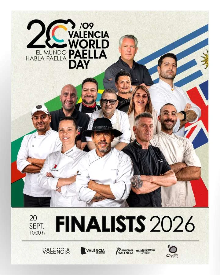 Doce cocineros lucharán por la mejor paella del mundo en València World Paella Day Cup 2026