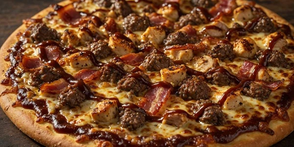 Pizzas del Mundial. Barbacoa.