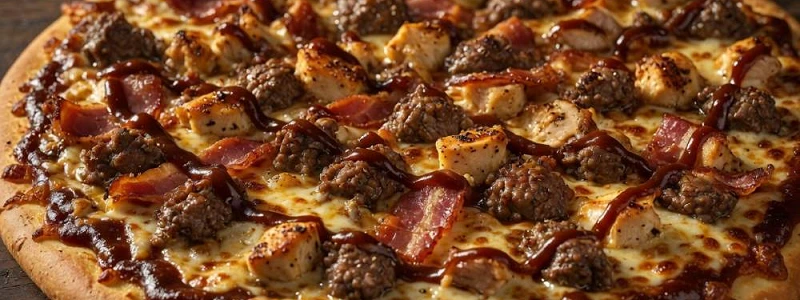 Pizzas del Mundial. Barbacoa.
